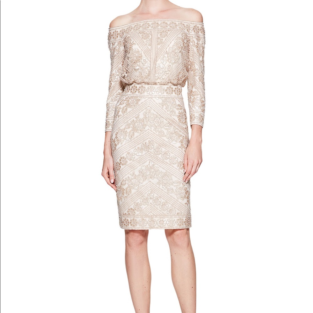 Tadashi Shoji Merida Off The Shoulder Dress
